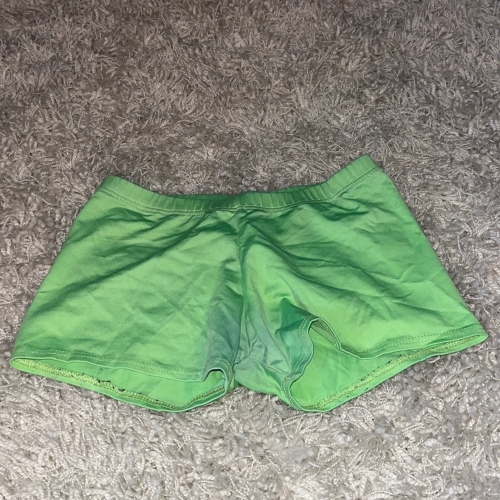 Neon green shorts